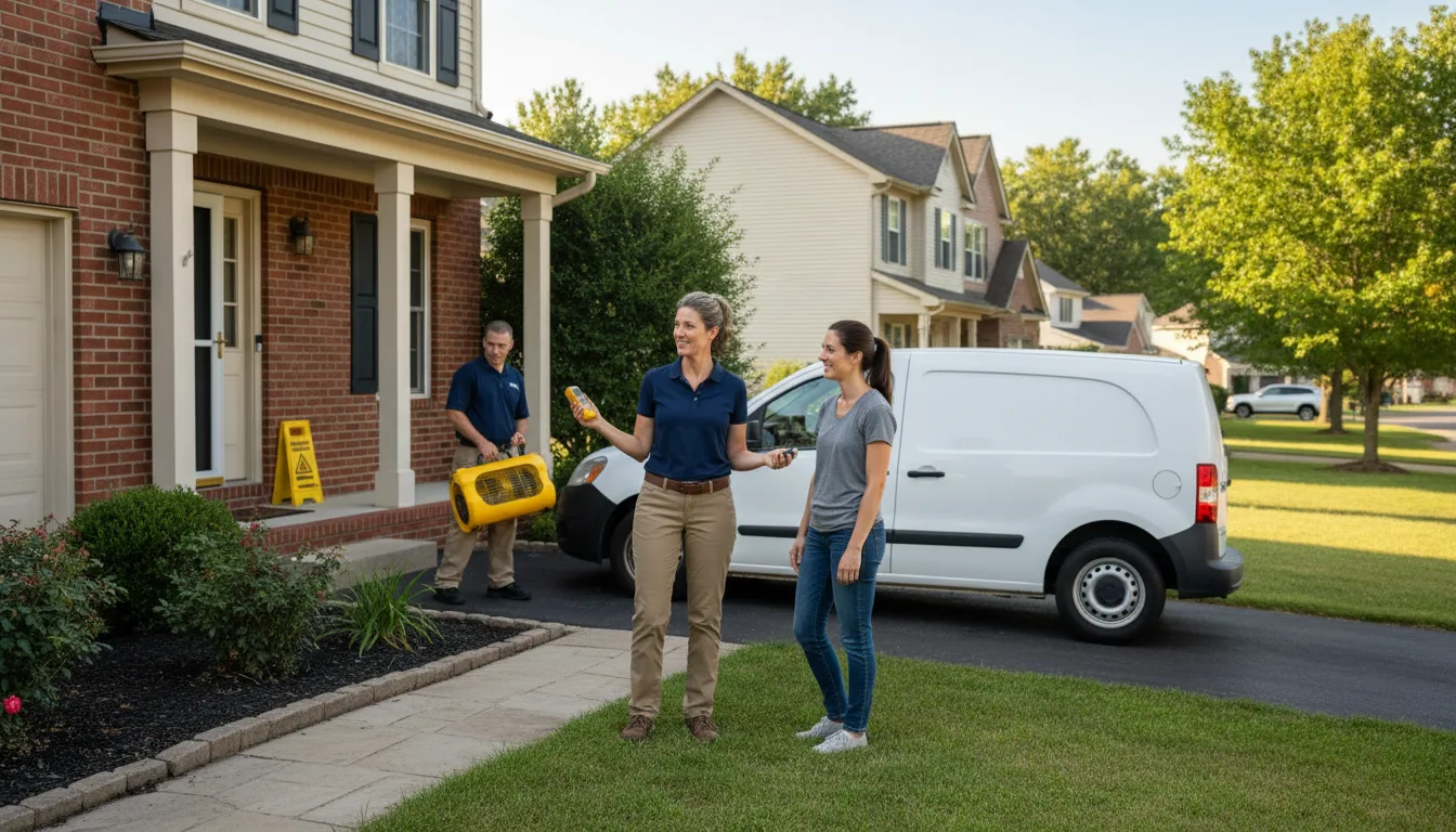 Residential water damage restoration in Dixon, NE